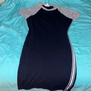Tight fitted t shirt dress